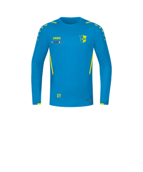 JAKO Challenge Sweatshirt Kids Blau Gelb F443