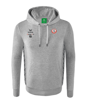 Erima Team Essential Hoody Hellgrau Grau