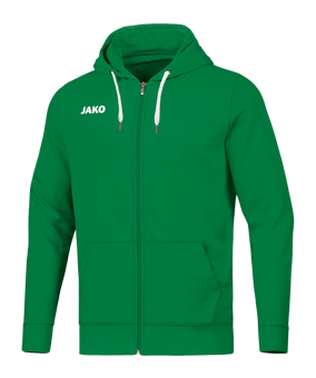 JAKO Base Kapuzenjacke Grün F06 - gruen