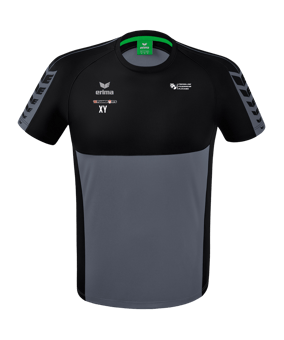 Erima Six Wings T-Shirt Kids Grau Schwarz