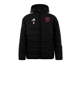 Veste d'hiver adidas Tiro 24 enfants noir blanc 