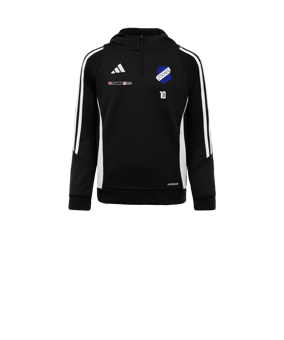 adidas Tiro 24 Hoody Kids Schwarz Weiss