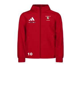 adidas Entrada 26 Allwetterjacke Kids Rot