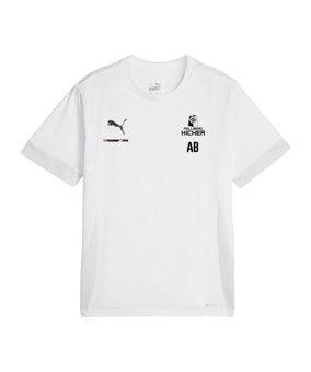 PUMA teamGOAL Matchday Trikot Kids Weiss Schwarz F04