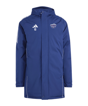 Veste à capuche adidas Tiro 24 bleu blanc 