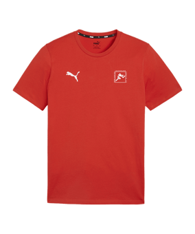 PUMA teamGOAL Casuals T-Shirt Rot F01