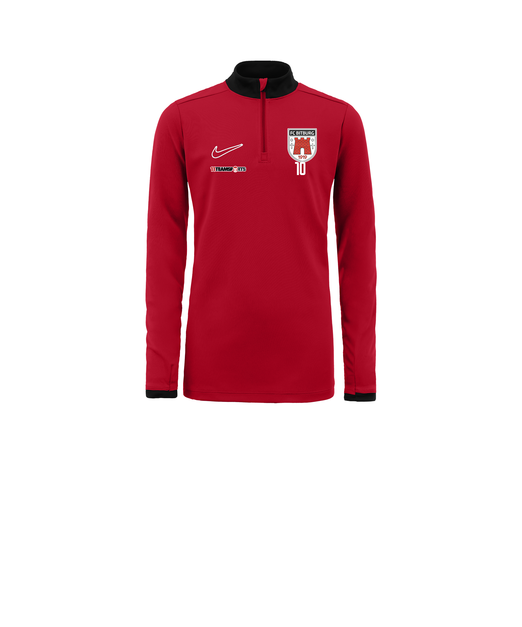 Nike Academy 25 Drill Top Sweatshirt Kids Rot F657