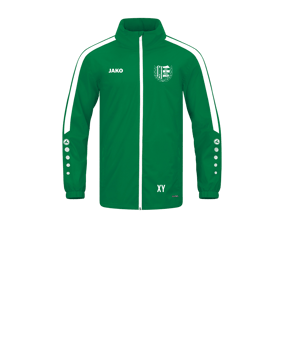 JAKO Power Allwetterjacke Kids Grün Weiss F200