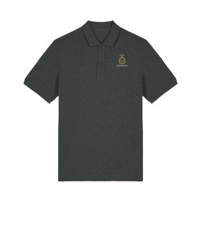 Stanley & Stella Merch Prepster 2.0 Polo Dark Heather | #logo (beidseitig)