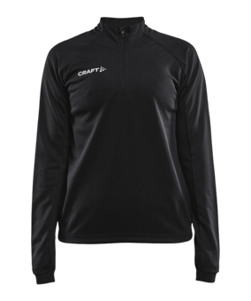 Craft Evolve Halfzip Sweatshirt Damen Schwarz F999 - schwarz