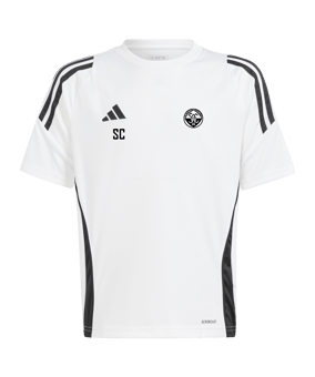 adidas Tiro 24 Trikot Kids Weiss Schwarz