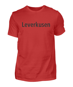 T-Shirt "Leverkusen" Rot - rot