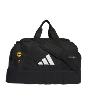 adidas Tiro League Duffel Bag Gr. S Schwarz Weiss