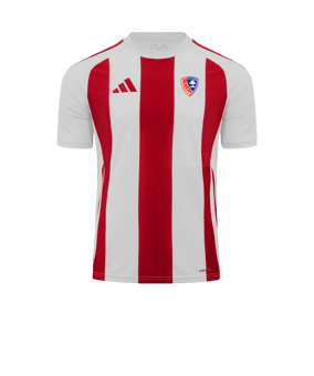 adidas Striped 24 Trikot Weiss Rot