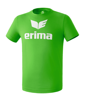 Erima Promo T-Shirt Kids Groen Wit - groen