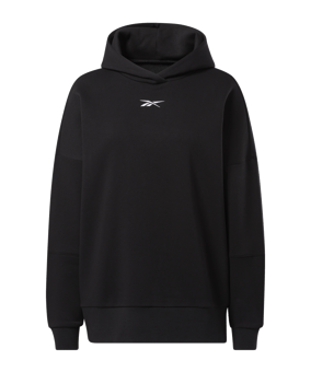 Reebok Rec. Oversize Hoody Training Damen Schwarz - schwarz
