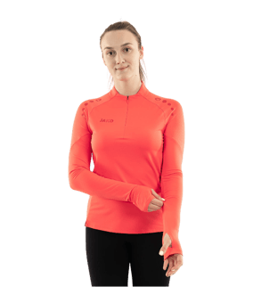 JAKO ZipTop Light Flow Sweatshirt Damen Orange F365 - orange