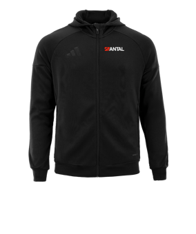 adidas Tiro 25 Travel Kapuzenjacke Schwarz