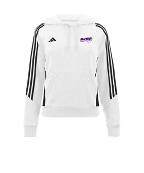 Sweat à capuche adidas Tiro 24 femmes blanc noir 
