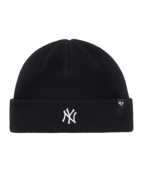 '47 Brand MLB New York Yankees Randle '47 CUFF KNIT Beanie Schwarz - schwarz