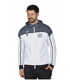 Erima Change by Kapuzenjacke Weiss Grau 