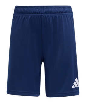 adidas Entrada 26 Short Kids Dunkelblau - weiss