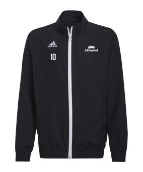 adidas Entrada 22 Präsentationsjacke Kids Schwarz