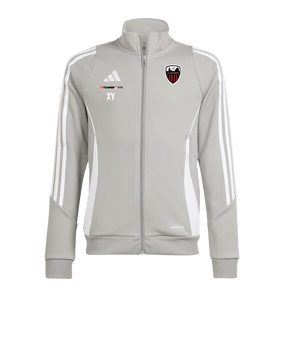 adidas Tiro 24 Trainingsjacke Grau Weiss