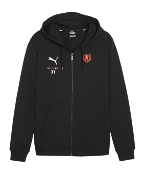 PUMA teamGOAL Casuals Kapuzenjacke Schwarz F03
