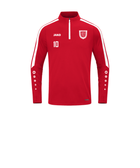 JAKO Power Sweatshirt Kids Rot Weiss F100