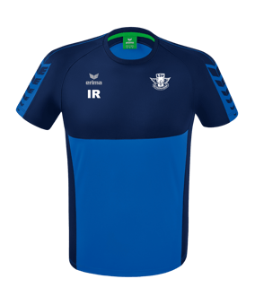Erima Six Wings T-Shirt Kids Blau Dunkelblau
