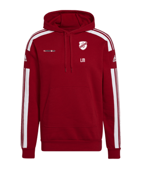 adidas Squadra 21 Hoody Rot Weiss