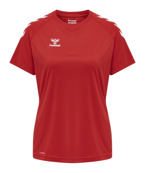 Hummel hmlCORE XK Poly T-Shirt Damen Rot F3062 - rot