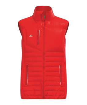 Erima CMPT Puffer Weste Rot - rot