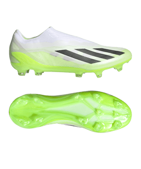 adidas X Crazyfast.1 LL FG Crazyrush Weiss Schwarz Gelb - weiss