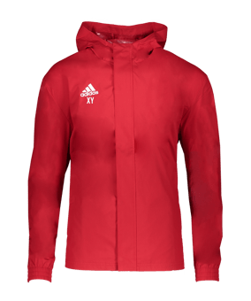 adidas Entrada 22 Allwetterjacke Rot
