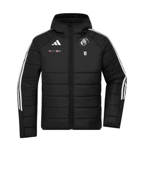adidas Tiro 24 Winterjacke Schwarz Weiss