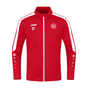 JAKO Power Polyesterjacke Rot Weiss F100