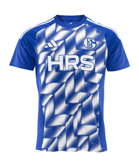 adidas FC Schalke 04 Prematch Trainingsshirt Blau - blau