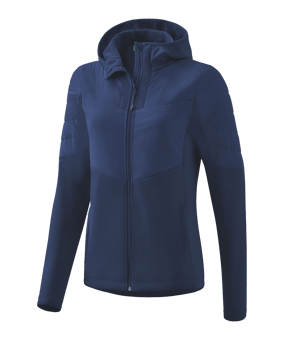 Erima Hybrid Jacke Damen Blau - blau