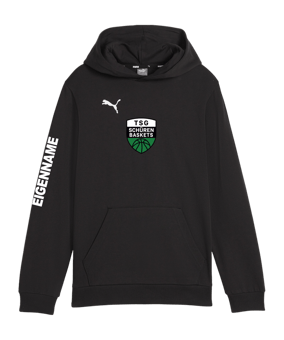 PUMA teamGOAL Casuals Hoody Kids Schwarz F03