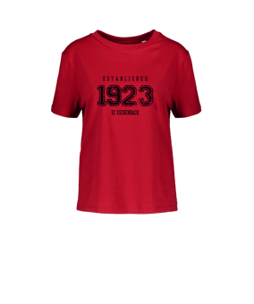 Merch Muser T-Shirt Women Red | #established