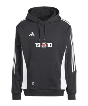 adidas Tiro 24 Hoody Schwarz Weiss