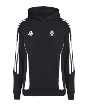 adidas Tiro 24 Hoody Kids Schwarz Weiss