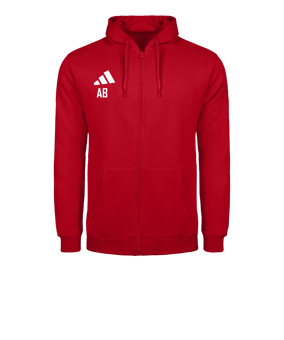 adidas Entrada 26 Kapuzenjacke Rot