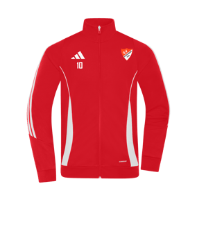 adidas Tiro 24 Trainingsjacke Rot Weiss