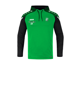 JAKO Performance Hoody Kids Grün Schwarz F221