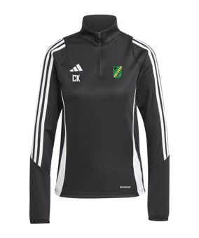 adidas Tiro 24 Trainingstop Damen Schwarz Weiss
