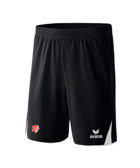 Erima 5-Cubes Short Schwarz Weiss