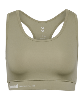 Hummel Pulse Light Support Sport-BH Damen Grün F6092 - gruen